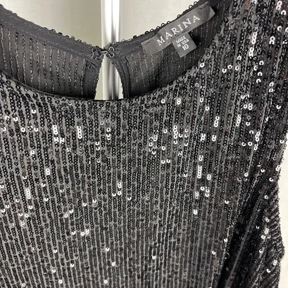 COPY - Max Mara Sequins Sleeveless Black Top Size 10 (Medium) NWT - Picture 6 of 14
